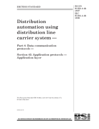 BS EN 61334-4-42:1997