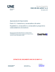 UNE-EN IEC 60947-4-2:2023