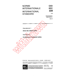 IEC 60228:1978/AMD1:1993