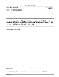 NBN EN 2952:2019