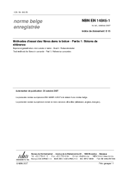 NBN EN 14845-1:2007