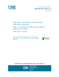 UNE-EN ISO 18473-1:2020