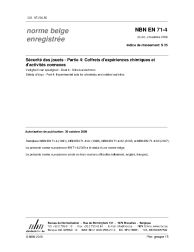 NBN EN 71-4:2009