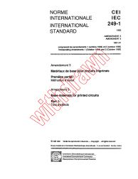 IEC 60249-1:1982/AMD3:1991