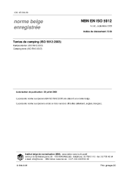 NBN EN ISO 5912:2005