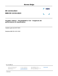 NBN EN 12152:2023