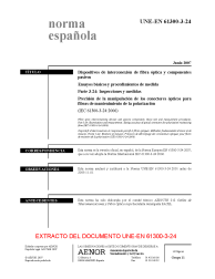 UNE-EN 61300-3-24:2007