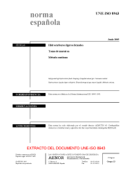 UNE-ISO 8943:2005 (R2016)