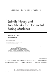 ASME B5.40-1977 (R2013-W-CPRT) - W CPRT