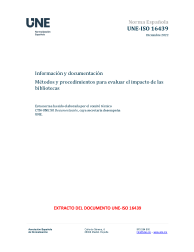 UNE-ISO 16439:2022