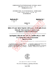 IEC 60189-6:1969/AMD1:1974
