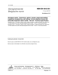 NBN EN 4645-001:2010