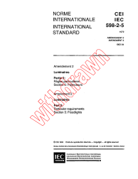 IEC 60598-2-5:1979/AMD2:1993