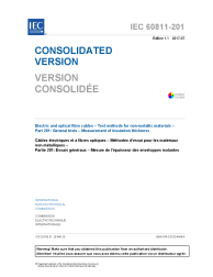IEC 60811-201:2012+AMD1:2017 Consolidated