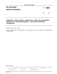 NBN EN 416:2019