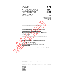 IEC 60809:1985/AMD2:1989