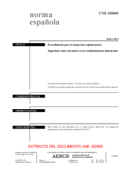 UNE 192005:2014 (R2020)