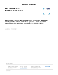 NBN ISO 16400-2:2024
