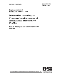 BS ISO/IEC TR 10000-2:1994