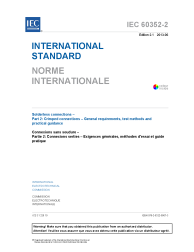 IEC 60352-2:2006+AMD1:2013 Consolidated
