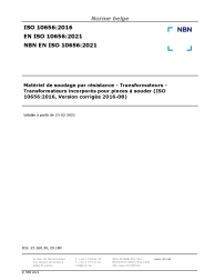 NBN EN ISO 10656:2021