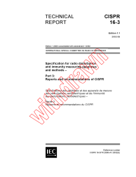 CISPR TR 16-3:2000+AMD1:2002 Consolidated
