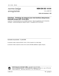 NBN EN ISO 16104:2003
