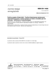 NBN EN 14695:2010