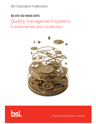 BS EN ISO 9000:2015