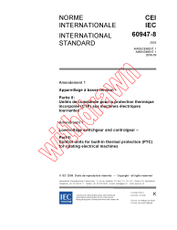 IEC 60947-8:2003/AMD1:2006