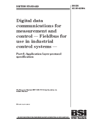 BS EN 61158-6:2004 (COVERS)