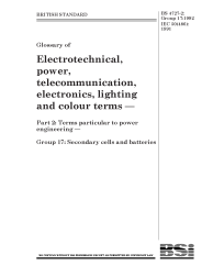 BS 4727-2:Group 17:1992