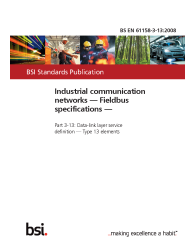 BS EN 61158-3-13:2008