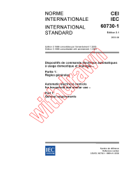 IEC 60730-1:1999+AMD1:2003 Consolidated