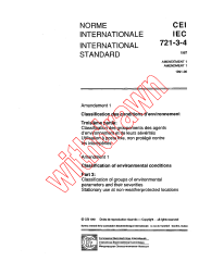 IEC 60721-3-4:1987/AMD1:1991