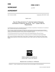 CWA 14167-1:2003
