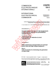 CISPR 18-3:1986/AMD1:1996