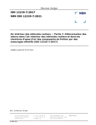 NBN ISO 12219-7:2021