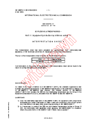 IEC 60079-11:2011/ISH5:2019