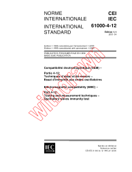 IEC 61000-4-12:1995+AMD1:2000 Consolidated
