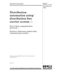 BS EN 61334-4-1:1997