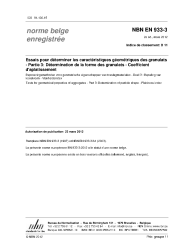 NBN EN 933-3:2012