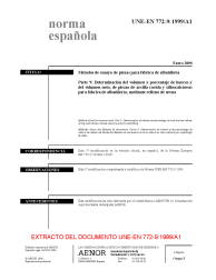 UNE-EN 772-9:1999/A1:2008