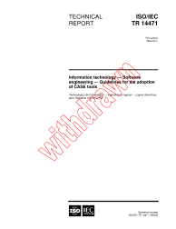 ISO/IEC TR 14471:1999