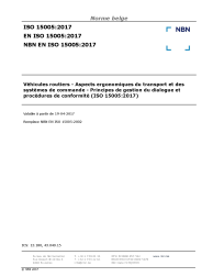 NBN EN ISO 15005:2017