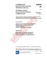 CISPR 22:2003/AMD1:2004