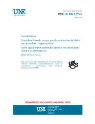 UNE-EN ISO 10722:2020