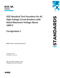 IEEE C37.09-2018/Cor 1:2021