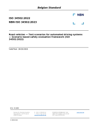 NBN ISO 34502:2023