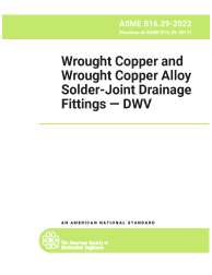ASME B16.29-2022